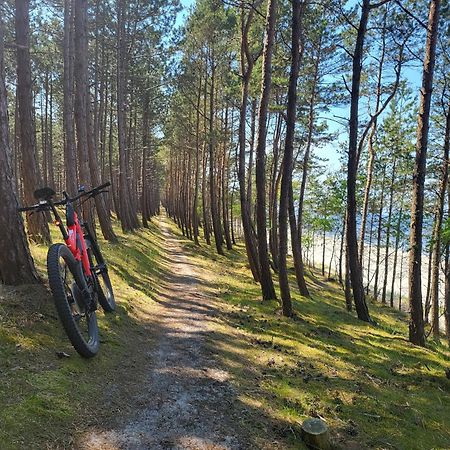 Domki Skowronki Kąty Rybackie Esterno foto