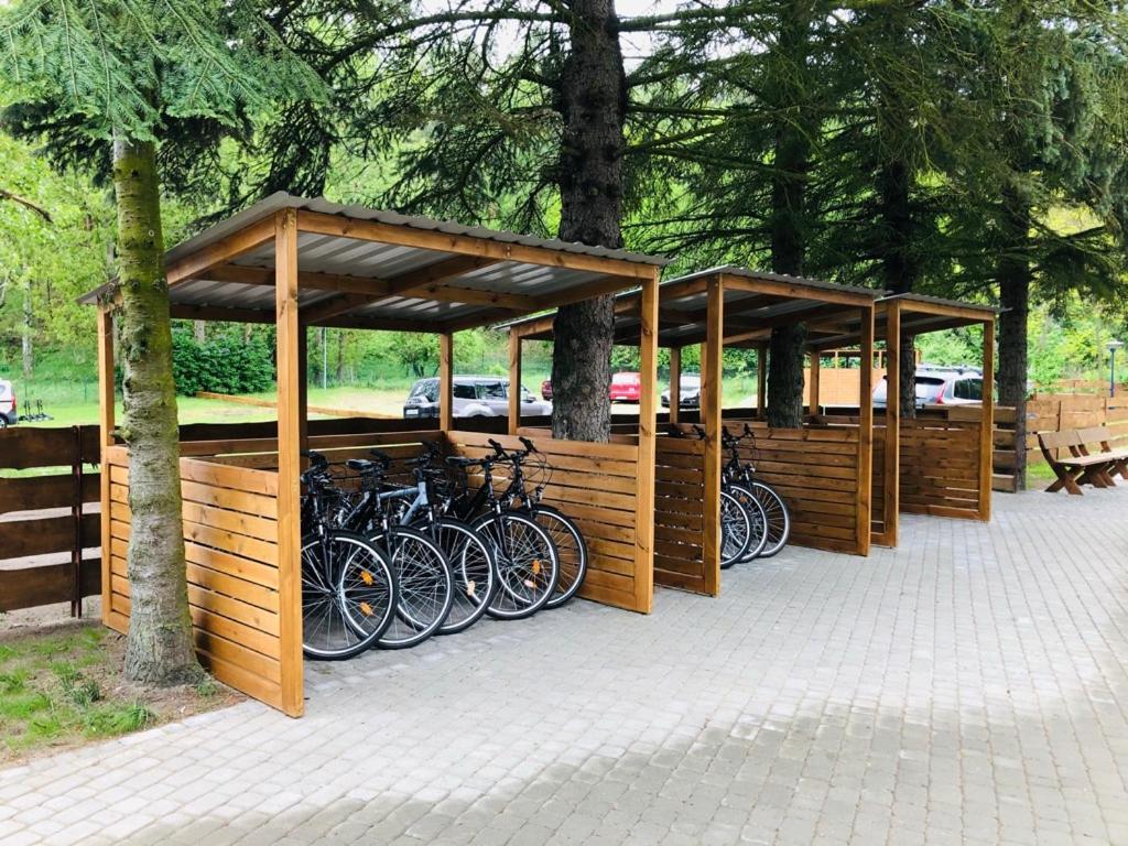 Domki Skowronki Kąty Rybackie Esterno foto